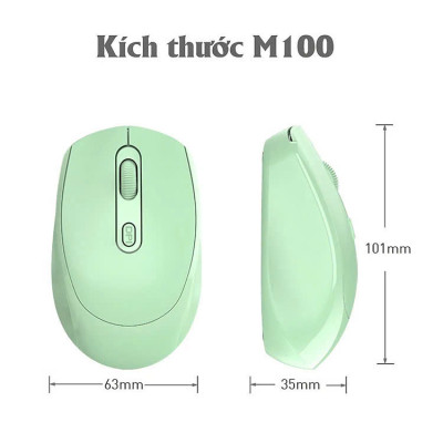 Chuột không dây wireless 2.4Ghz  sạc pin, chồng ồn, DIP1600 chuyên dùng cho máy tính, laptop, tivi MÀU ĐEN - Hàng Nhập Khẩu