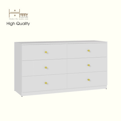 [Happy Home Furniture] JOVIE, Tủ lưu trữ 6 ngăn kéo, 140cm x 45cm x 75cm ( DxRxC), THK_152