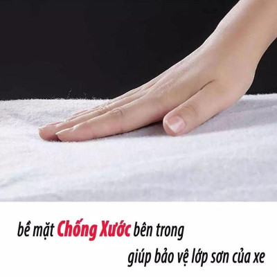 Bạt Phủ Xe Ô Tô VINFAST FADIL, LUX A 2.0, LUX SA 2.0, VF E34 Chất Liệu Bạt Tráng Nhôm 3 Lớp, Có Khóa Kéo Cửa Lái