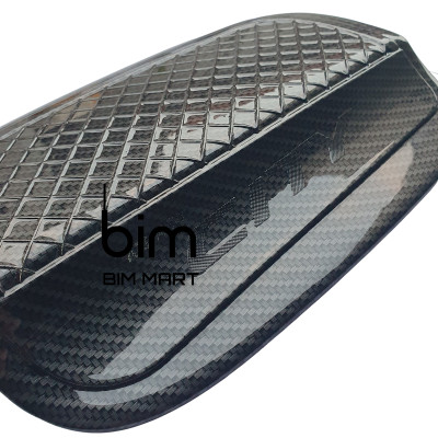 Ốp Nắp Bình Xăng Dành Cho Xe Honda City 2021 Vân Carbon Cao Cấp