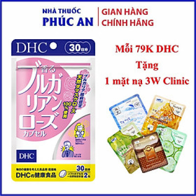 Viên uống Hoa Hồng thơm cơ thể DHC Bulgarian Rose Nhật Bản 30 ngày - 60 viên giúp khử mùi cơ thể