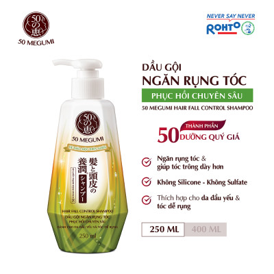Dầu gội ngăn rụng tóc 50 Megumi Hair Fall Control Shampoo