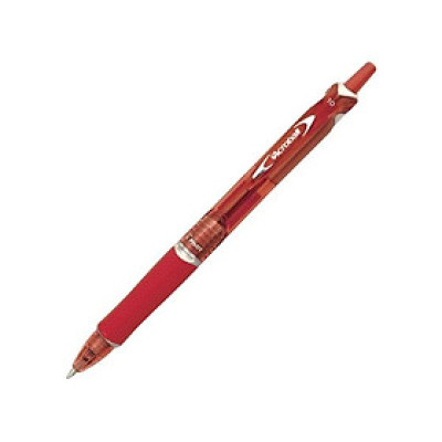 Bút Bi Bấm 1.0 mm Pilot Acroball - Mực Đỏ - BAB-15M-R-BG
