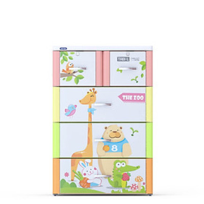 Tủ nhựa TABI-L cao cấp size lớn mặt ốp mica chính hãng Nhựa Duy Tân