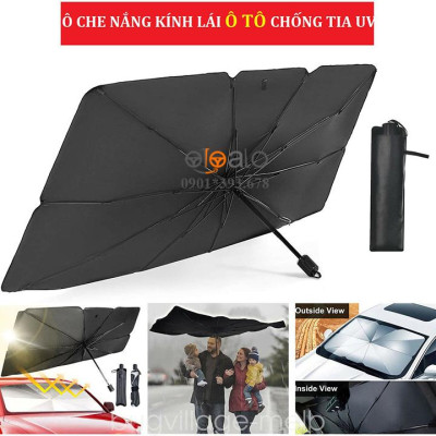Ô dù che chắn nắng kính lái ô tô Ford Focus vải dù tráng nhôm cao cấp ODCKL