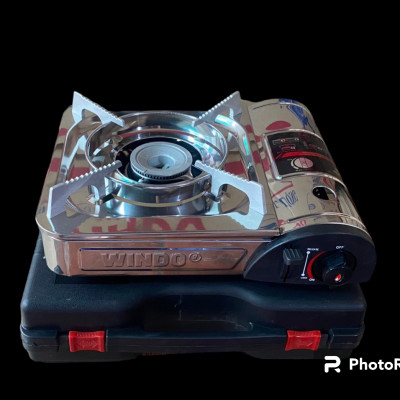 Bếp Gas Mini Du Lịch Windo 166S Bếp ga dã ngoại Mini- Bếp Gas Du lịch - Hàng Chính Hãng