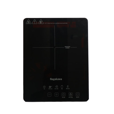 [HỘP QUÀ TẾT] [TẶNG KÈM NỒI LẨU 280x75mm] Bếp từ đơn Nagakawa NAG0718 (2000W) - 5 chương trình nấu - Bảo hành 1 năm - Hàng chính hãng