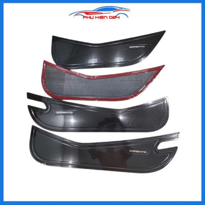 Ốp tapli Sorento 2021-2022 vân cacbon chống xước va đập khi mở cửa và làm đẹp xe