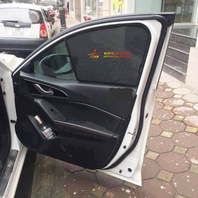 Rèm che nắng xe Mazda Cx5, CX-5 2014- 2015 2016 2017 2018 2019 2020 2021 2022 có hút nam châm cao cấp