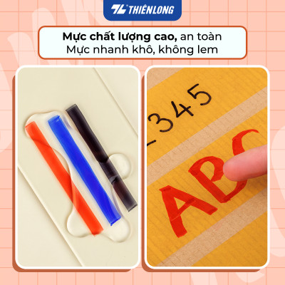 Combo 10 Bút lông dầu Thiên Long PM-07