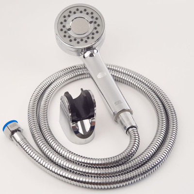 Bộ tay dây sen siêu tăng áp 3 chế độ phun nước Eurolife EL-106SH-N (Trắng bạc)