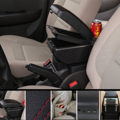 Hộp tỳ tay ô tô, xe hơi cao cấp dành cho xe Toyota Rush và Avanza tích hợp 7 cổng USB (DUSB-RSH-D)
