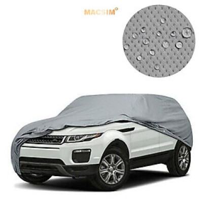 Bạt phủ ô tô chất liệu vải không dệt 3 lớp cao cấp thương hiệu MACSIM cho xe ô tô Chevrolet Trailblazer - màu ghi