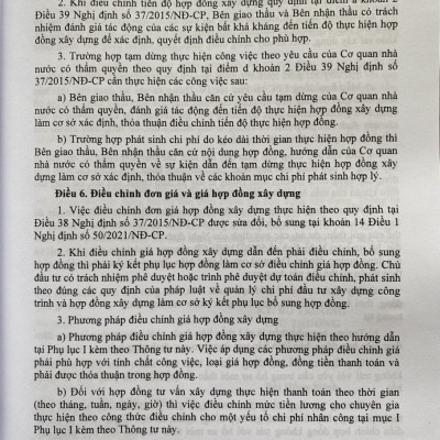 Hướng Dẫn Một Số Nội Dung Về Hợp Đồng Trong Xây Dựng