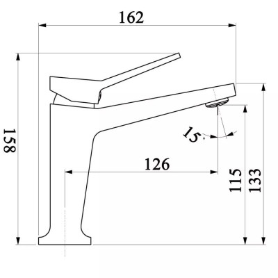 Vòi Lavabo nóng lạnh thiết kế độc đáo cho chậu rửa mặt Eurolife EL-PASSION 02