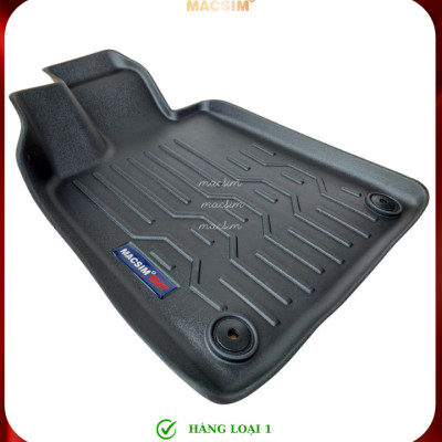 Thảm lót sàn xe ô tô Porsche Taycan (hn) Nhãn hiệu Macsim chất liệu nhựa TPV cao cấp màu đen