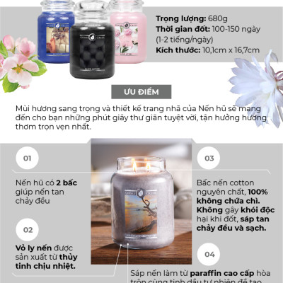 Nến hũ Goose Creek (680g) - Staying Home