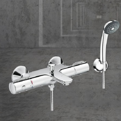 Trọn bộ Vòi sen tắm nóng lạnh điều chinh nhiệt độ INAX BFV 3413T-4C - Hàng chính hãng