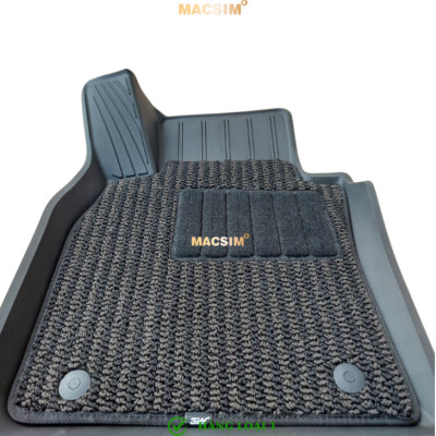 Thảm lót sàn ô tô 2 lớp cao cấp dành cho xe Mazda 3 2020-2024+ nhãn hiệu Macsim 3w chất liệu TPE