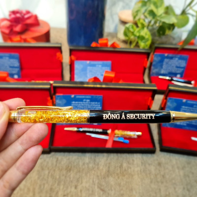 Bút ký vàng lá dạng mảnh MT Gold Art- Hàng chính hãng, trang trí nhà cửa, phòng làm việc, quà tặng sếp, đối tác, khách hàng, tân gia, khai trương 