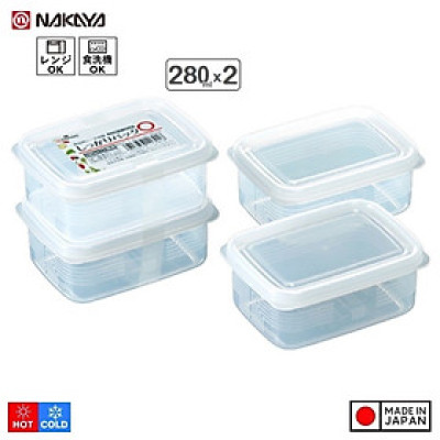 Set 02 hộp thực phẩm Nakaya Firm Pack - Hàng nội địa Nhật Bản (#Made in Japan)