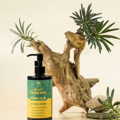Dầu gội Thuần Mộc 300ml giảm rụng tóc sạch gàu nấm ngứa da đầu