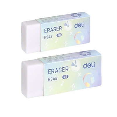 Gôm Tẩy Deli Màu Trắng DLH354 (1 cái)