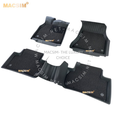 Thảm lót sàn ô tô 2 lớp cao cấp dành cho xe Audi Q5 2018+ nhãn hiệu Macsim 3w chất liệu TPE