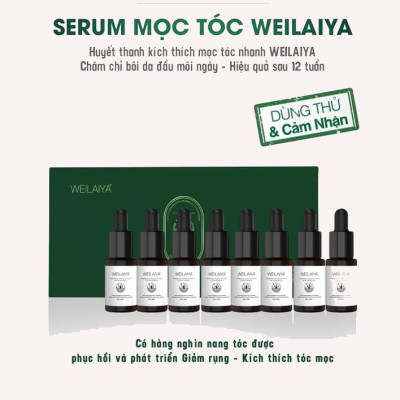 Huyết thanh mọc tóc Weilaiya - Serum kích mọc và làm dày tóc ( tặng kèm cặp minisize dầu gội )