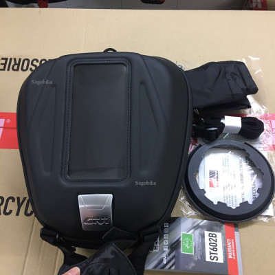 Túi tanklock givi ST602B gắn cho xe motor, xe phân khối lớn, túi gắn bình xăng givi ST602B