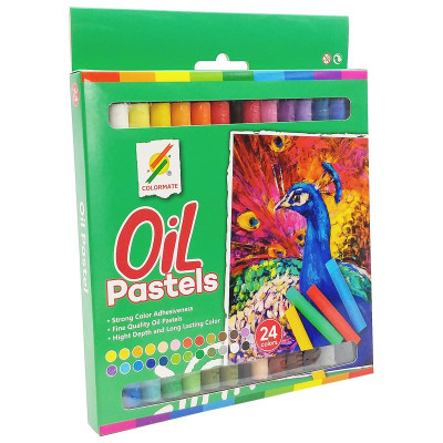 Hộp 24 Bút Sáp Màu Dầu - Colormate 113219
