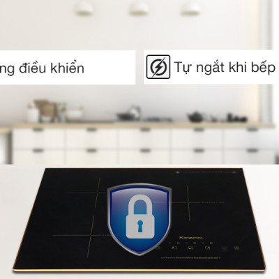 Bếp từ hồng ngoại ba vùng nấu Kangaroo KG446i - Hàng chính hãng