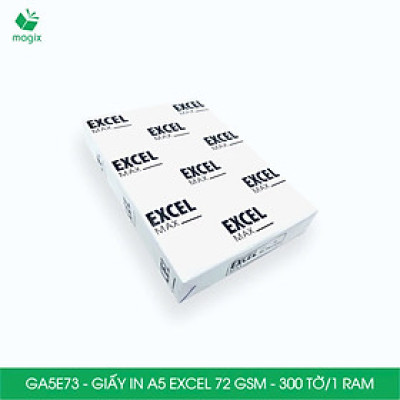 Combo 5 ram Giấy in đơn hàng A5 Excel 72 gsm - Giấy in văn phòng