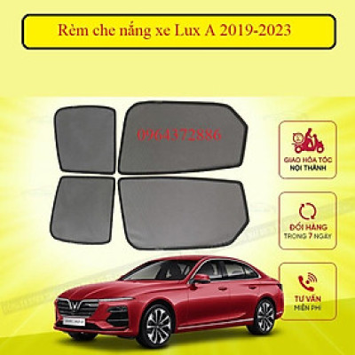 Rèm che nắng nam châm cho xe Vinfast Lux A, bộ 4 tấm cho 4 cửa, hàng loại 1 cao cấp nhất, vừa khít kính