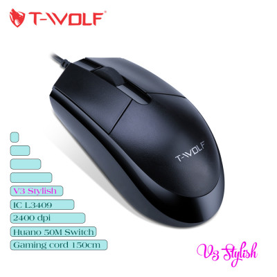 Chuột Có Dây T-Wolf V3 - Hàng Chính Hãng