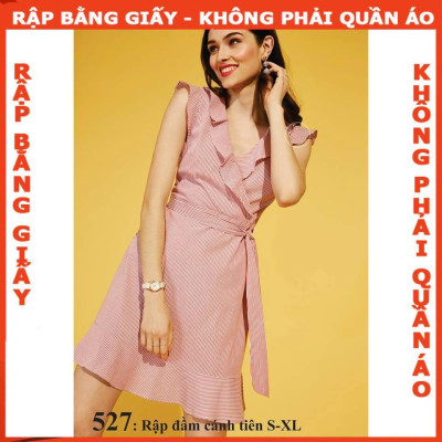 Rập đầm cánh tiên - Rập giấy mã 527 (BẢN VẼ)