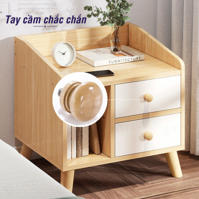 Tủ Tab Đầu Giường Mini FIVO Mẫu FT20 Có Hộc Tủ Tiện Lợi Phong Cách Đơn Giản, Phù Hợp Cho Mọi Kiểu Nhà, Sản Phẩm Nội Thất Lắp Ráp Thông Minh