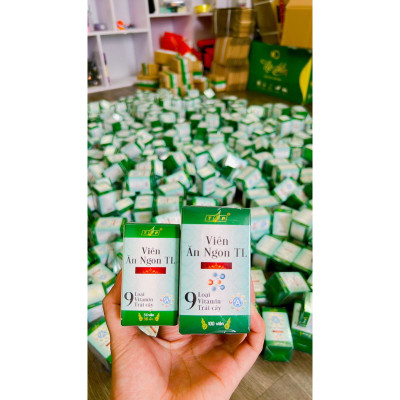 [Combo 3 Hộp] VIÊN ĂN NGON TL 100 VIÊN , HỖ TRỢ TĂNG CÂN, ĂN NGON, NGỦ NGON CHÍNH HÃNG