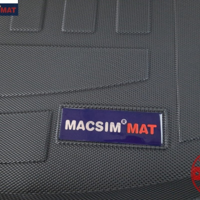 Thảm lót cốp xe ô tô Toyota Yaris 2018+ nhãn hiệu Macsim chất liệu TPV cao cấp màu đen(051)