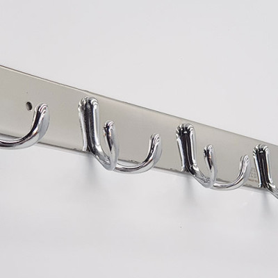 Móc treo áo 5 chấu Inox Eurolife EL-M1 (Trắng bạc)