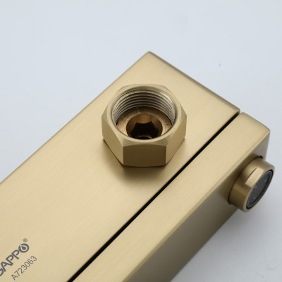 SEN TẮM CÂY NÓNG LẠNH CAO CẤP NHẬP KHẨU NGA MẠ MÀU VÀNG GAPPO G2417-3 - HÀNG CHÍNH HÃNG