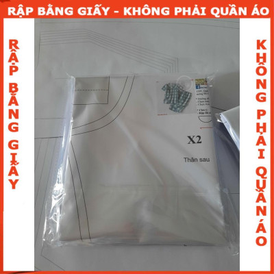 Rập đầm cổ sen - Rập giấy A0 mã R346 (BẢN VẼ)