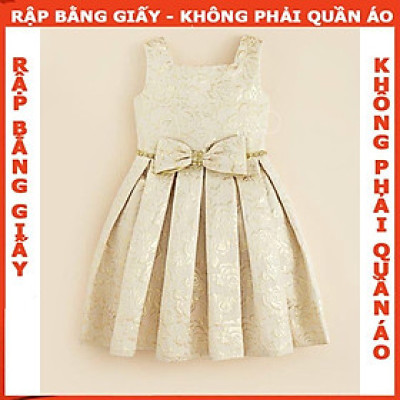 Rậpgiấy A0 đầm xếp ly cổ vuông  mã R352 (BẢN VẼ)