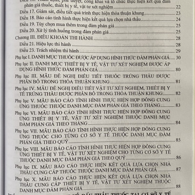 Hướng Dẫn Công Tác Đấu Thầu- Quy Trình, Thủ Tục Lựa Chọn Nhà Thầu Mua Sắm Thuốc, Vật Tư, Trang Thiết Bị Y Tế