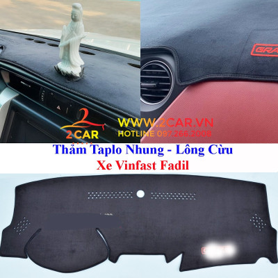Thảm Taplo Nhung Lông Cừu Cho Xe Nissan Almera 2021 2022 Hàng 3 lớp chống trượt