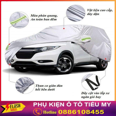 Bạt Phủ Ô Tô Vải Dù Kia Morning, Soluto, Cerato, Seltos, K3, Rondo, Optima Sorento Sedona chống nóng