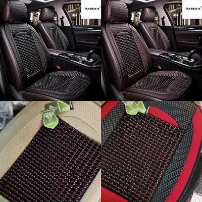 Áo ghế, tấm lót ghế Hạt gỗ cao cấp - chống nóng, chống trượt - dùng cho ô tô, xe hơi, văn phòng