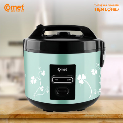 Nồi cơm điện Comet CM8016 dung tích 1.8L – Công suất 700W, chống dính cao cấp, giữ ấm 5 giờ – Bảo hành hàng chính hãng 12 tháng 