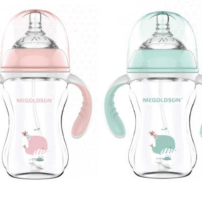 Bình sữa cổ rộng McGOLDSON Premium 180ml