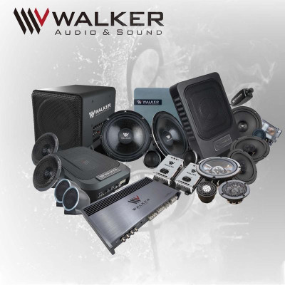 Loa cánh Ô tô Walker VM 602 Magnet 17 oz Loa phân tần 2 WAY COMPONENT 6.5 inch màng carbon cao cấp